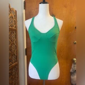 Micas Deep V-neck Bustier Bodysuit